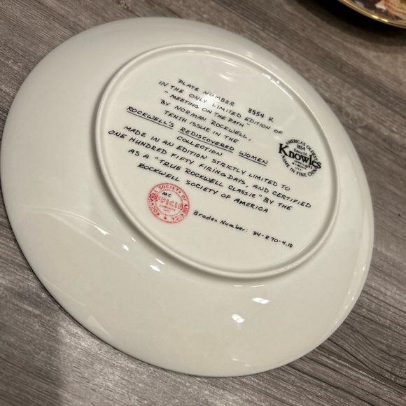 Norman Rockwell Lot of 8 Plates - Picture 12 of 15